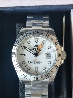 PAGANI DESIGN Vintage 42MM GMT Men's Watch PD1682 Automatic Mechanical